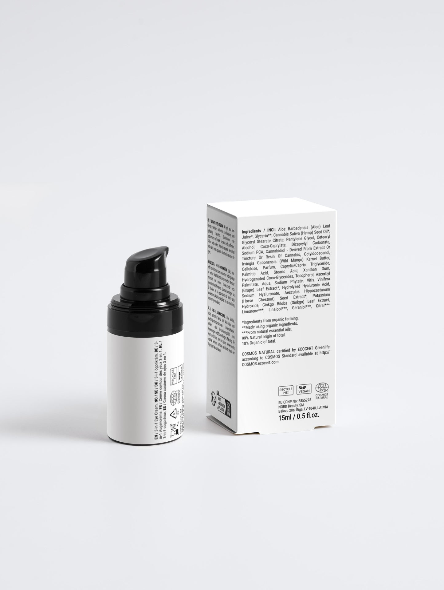 3-in-1 Eye Cream for Men 15 ml / 0.51 fl oz