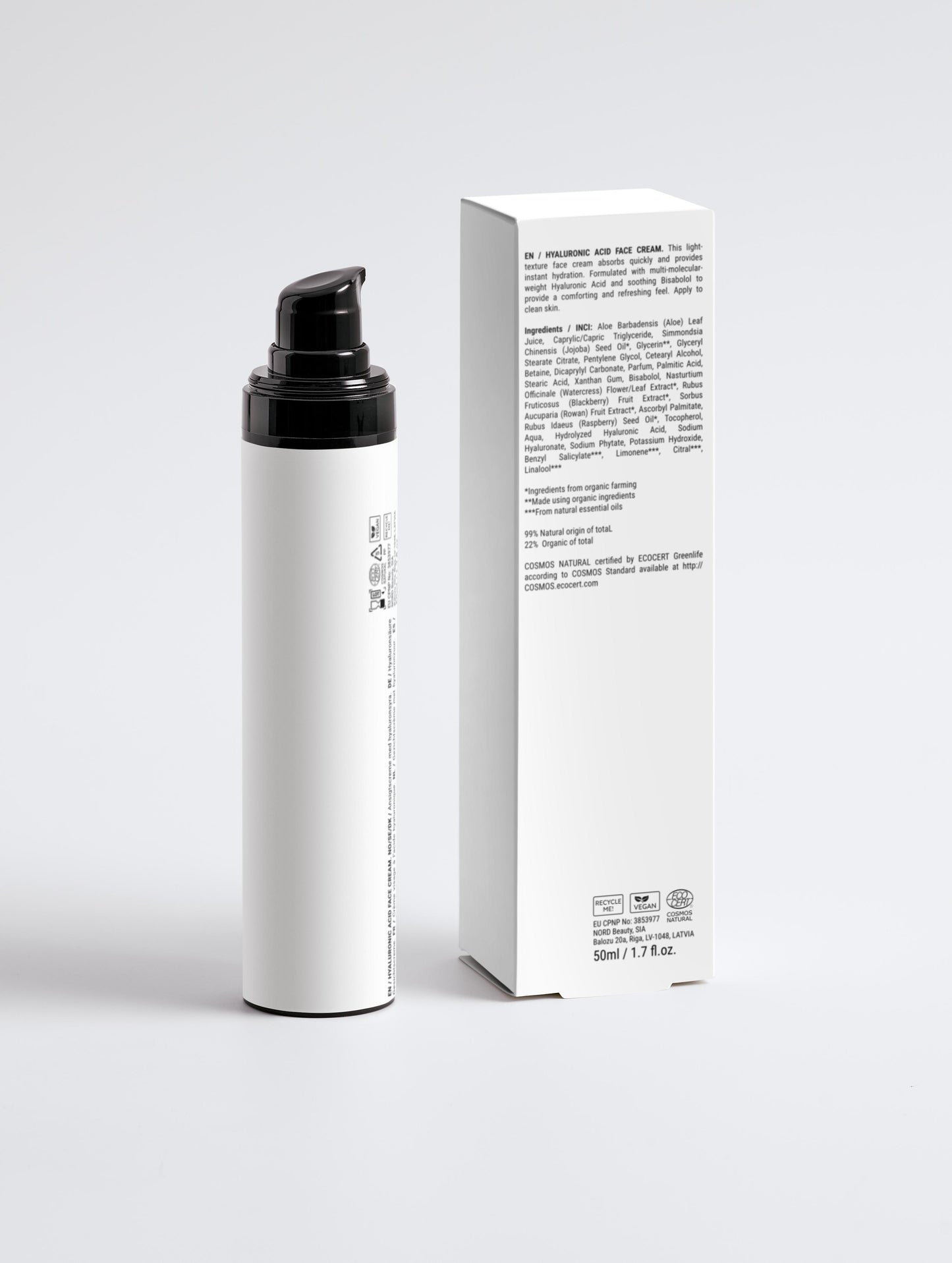 Hyaluronic Acid Face Cream for Men 50 ml / 1.69 fl oz