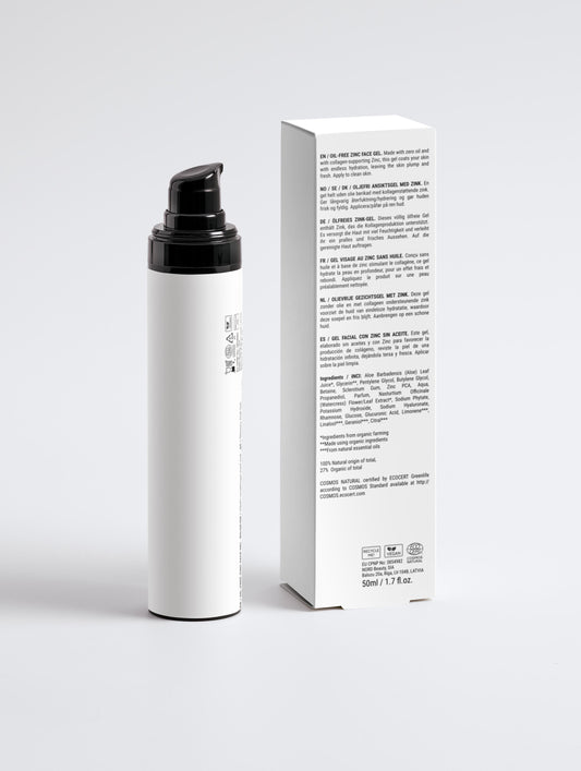 Oil-Free Zinc Face Gel for Men 50 ml / 1.69 fl oz